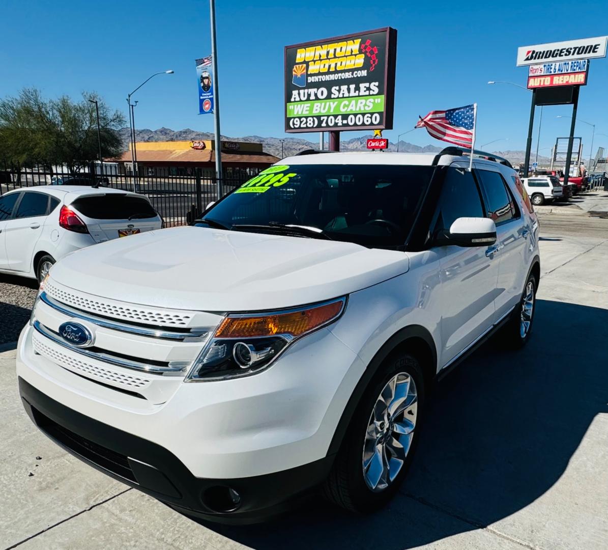 2011 White Ford Explorer (1FMHK7F80BG) , located at 2190 Hwy 95, Bullhead City, AZ, 86442, (928) 704-0060, 0.000000, 0.000000 - 2011 Ford Explorer Limited. Only 53k miles.. 3rd row . leather loaded . - Photo#8